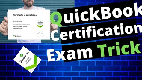 sample quickbooks online certification exam